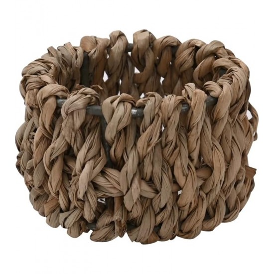 Jogo 4 Anéis Para Guardanapo De Fibra Natural